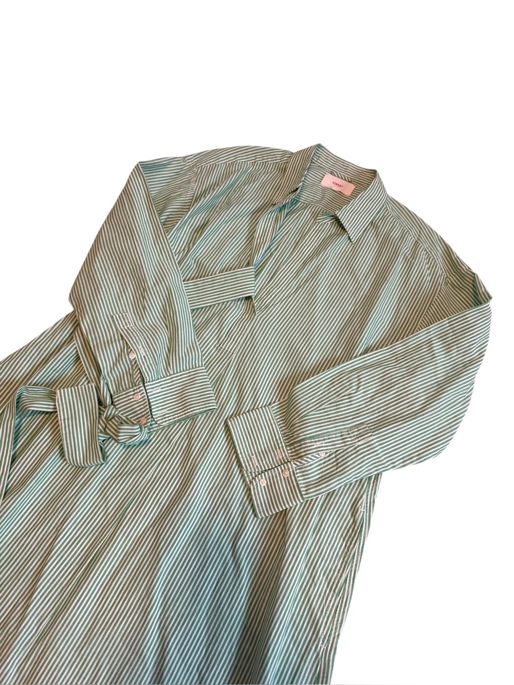 Xirena Marlowe Dress in Green and White Stripes Size Medium - Picture 6 of 9